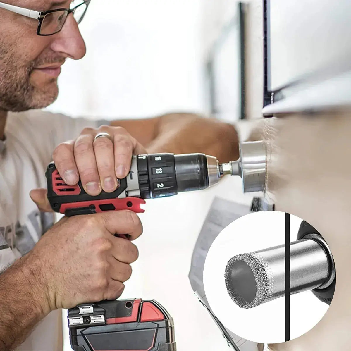 Kit Brocas 16 Broca Diamantada Marmol Vidrio Broca Ceramica 57152 Gaccoa