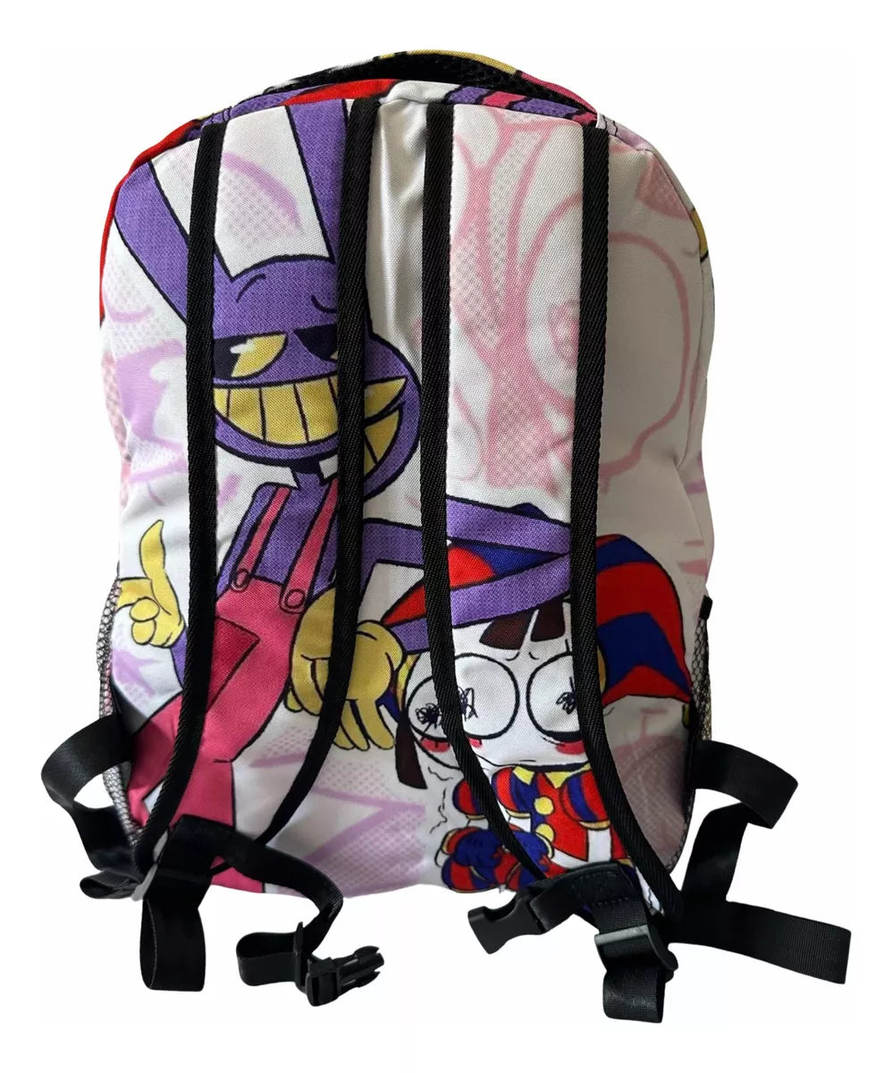 Mochila Escolar Diseño Jax Pomni The Amazing Circus Digital