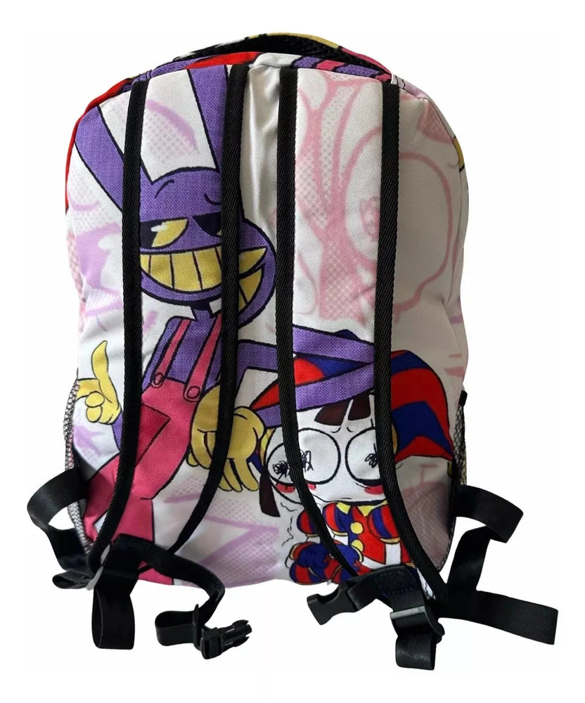 Mochila Escolar Diseño The Amazing Circus Digital Calidad