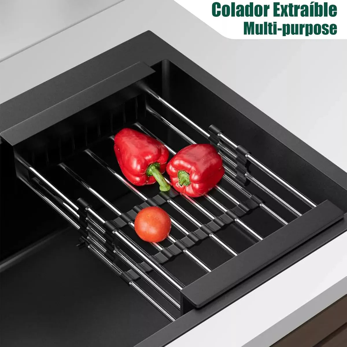 Fregadero De Cocina 75x45cm Acero Inoxidable Lavavajillas