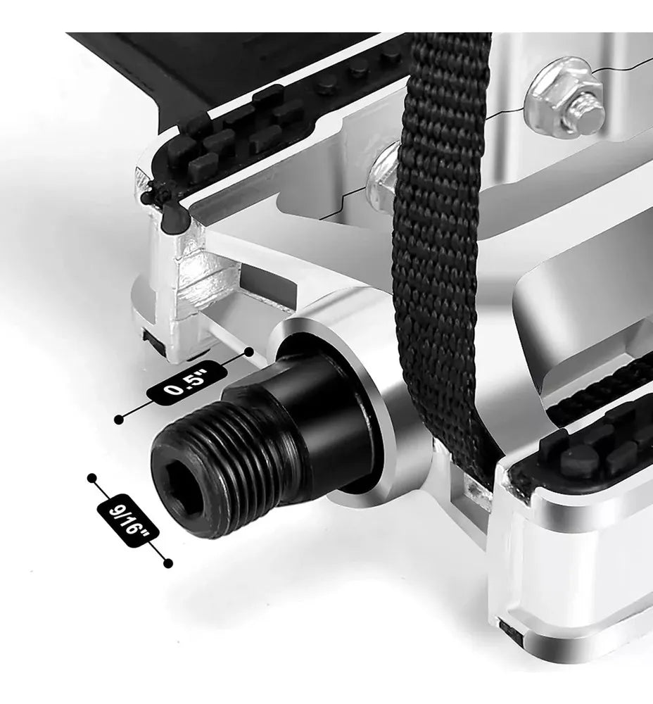 Pedales Spd Para Bicicleta De Spinning Con Jaulas Para Pedal