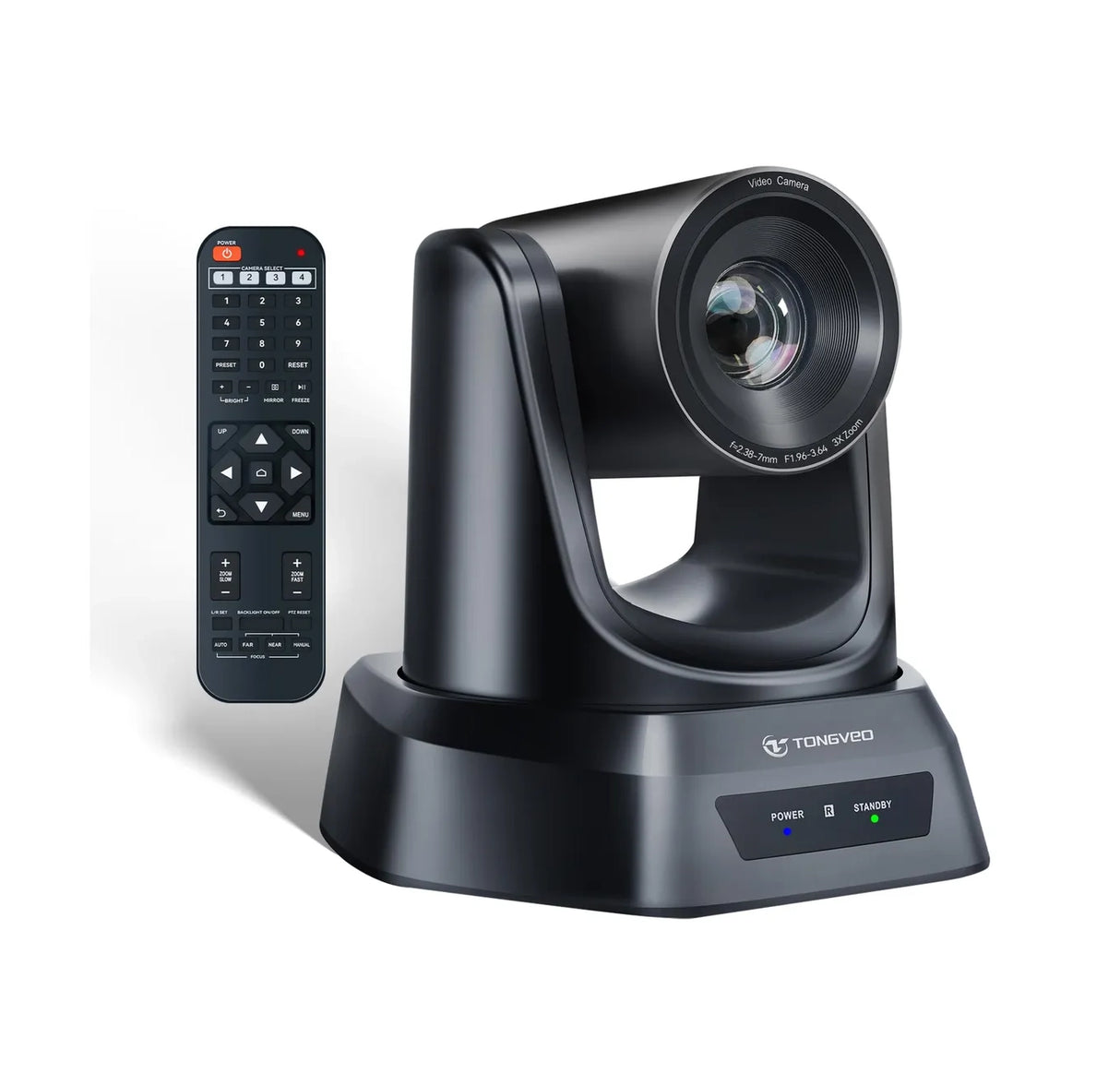 Cámara Ptz Tongveo Con Zoom Óptico 3x 1080p 60 Fps Hdmi Usb