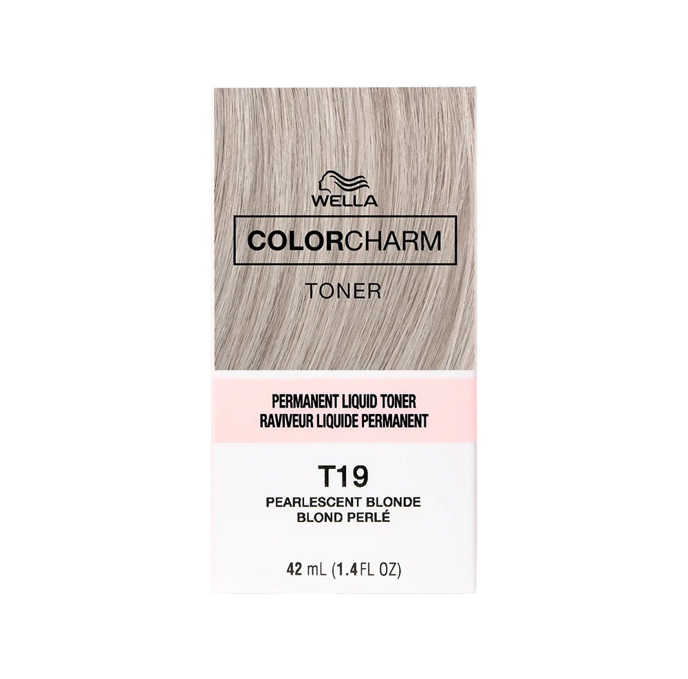 Wella Color Charm T19 Rubio Nacarado – Toner Líquido Permanente para Cabello