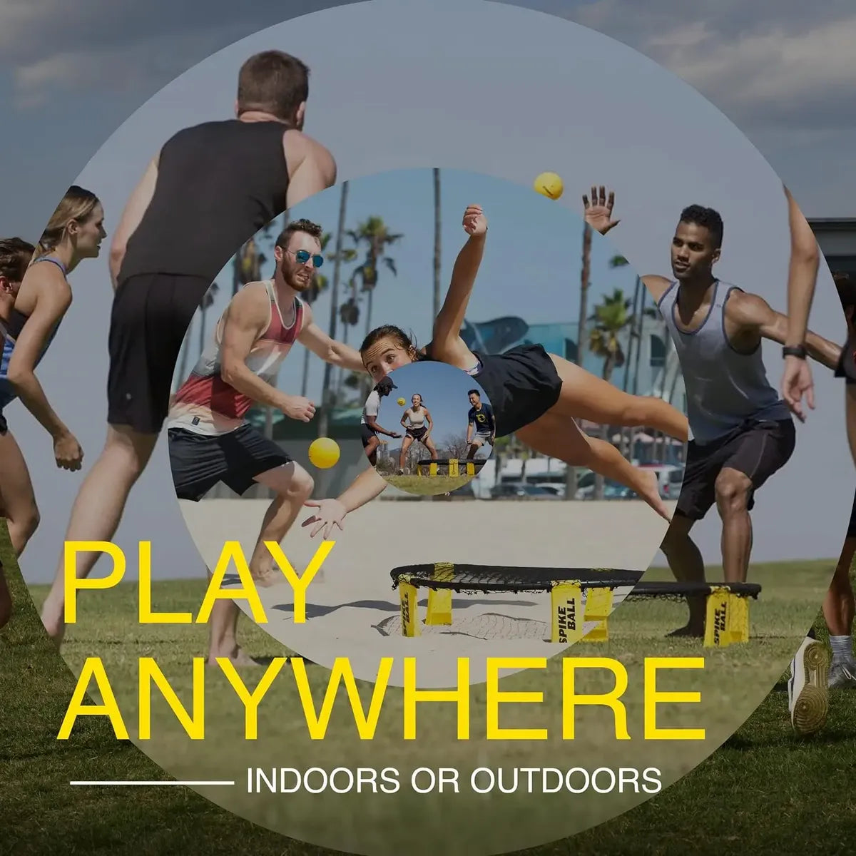 Kit Spikeball Standard | Juego de Roundnet con 3 Pelotas | Open Box