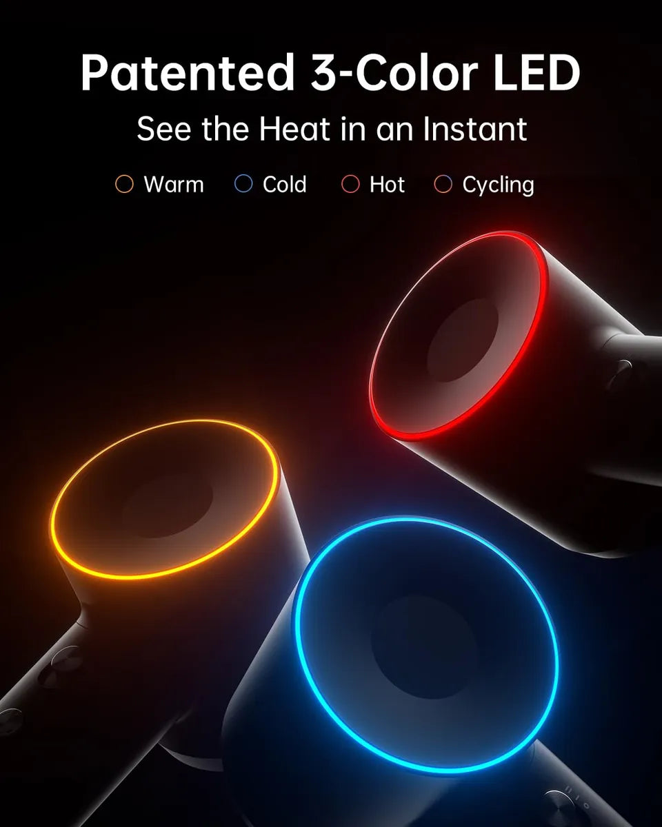 Secador De Pelo Laifen Negative Ionic Con Motor De 110 000 R