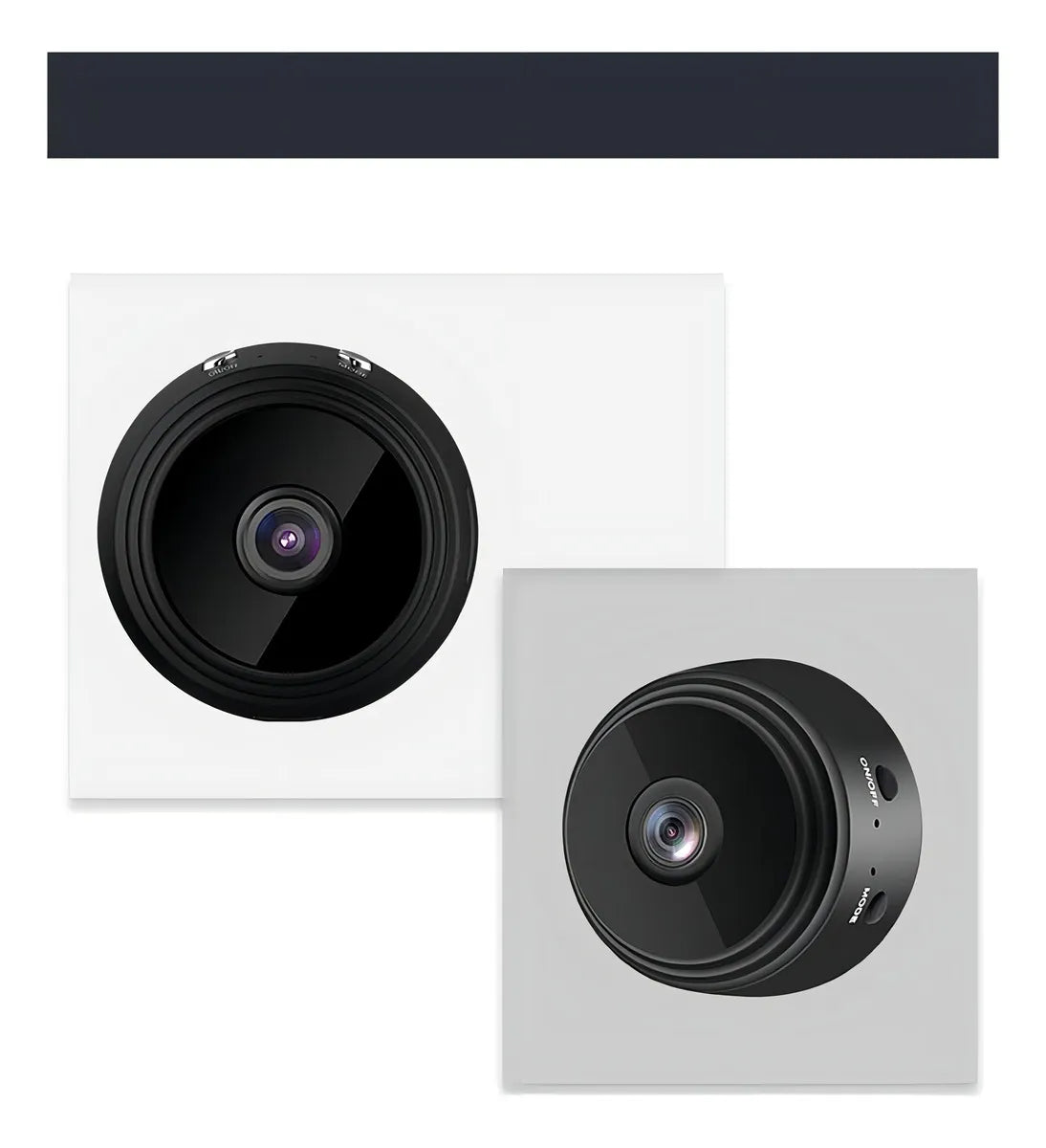 Cámara de seguridad Shenzhen A9 Mini con resolución 1080p color negro