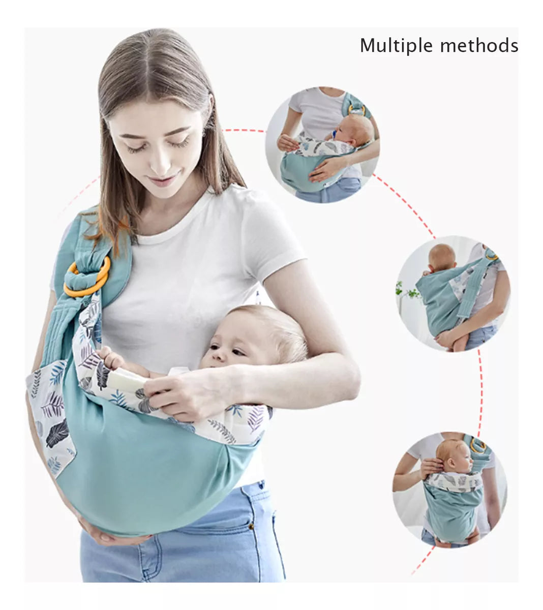 Portador De Bebé Ergonómico Ideal Para Amamentación