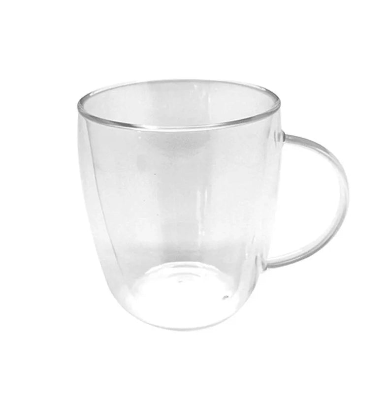 Glasso Taza De Vidrio Doble Pared 470 Ml / Qtq