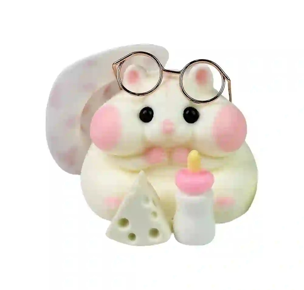 Squishy blando para hámster hecho a mano de silicona suave Taba para niños/adultos