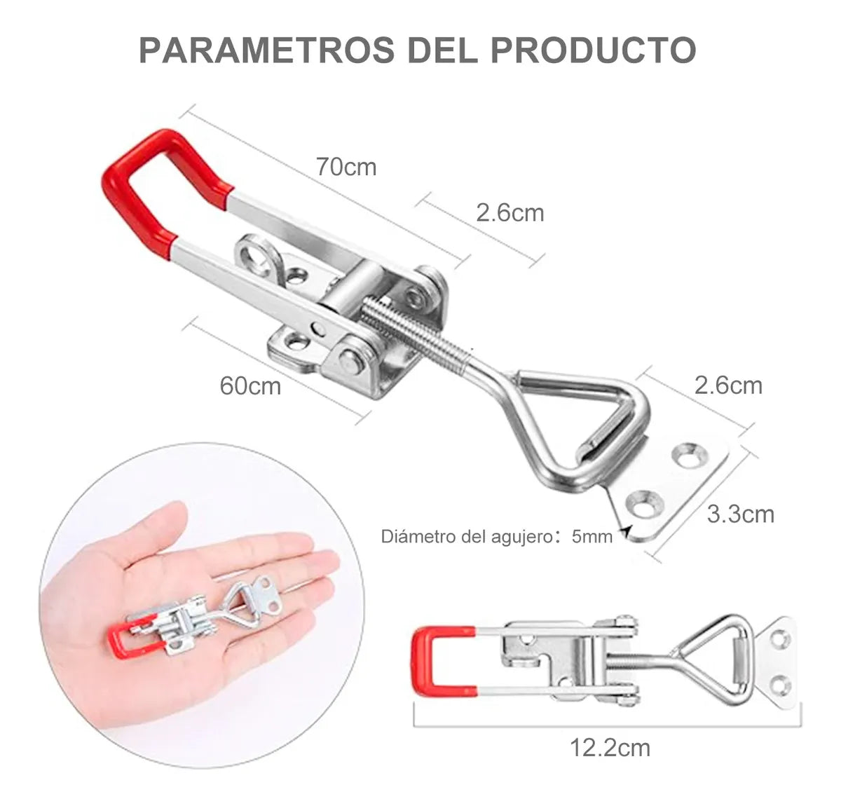 Pestillo Ajustable Cierre Rápido
