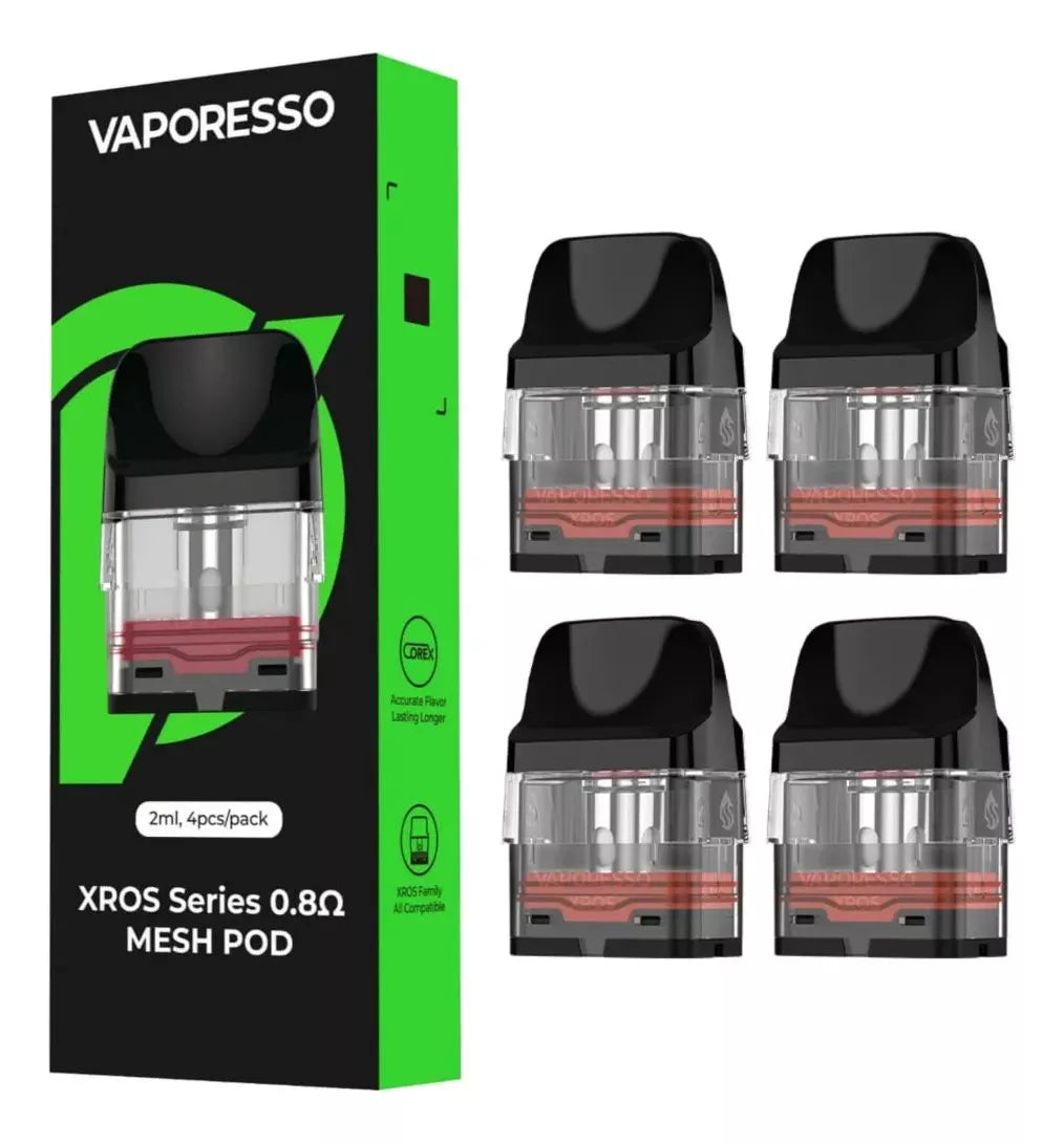 Cartuchos Resistencia Vaporesso Xros Pack 4 Unidades