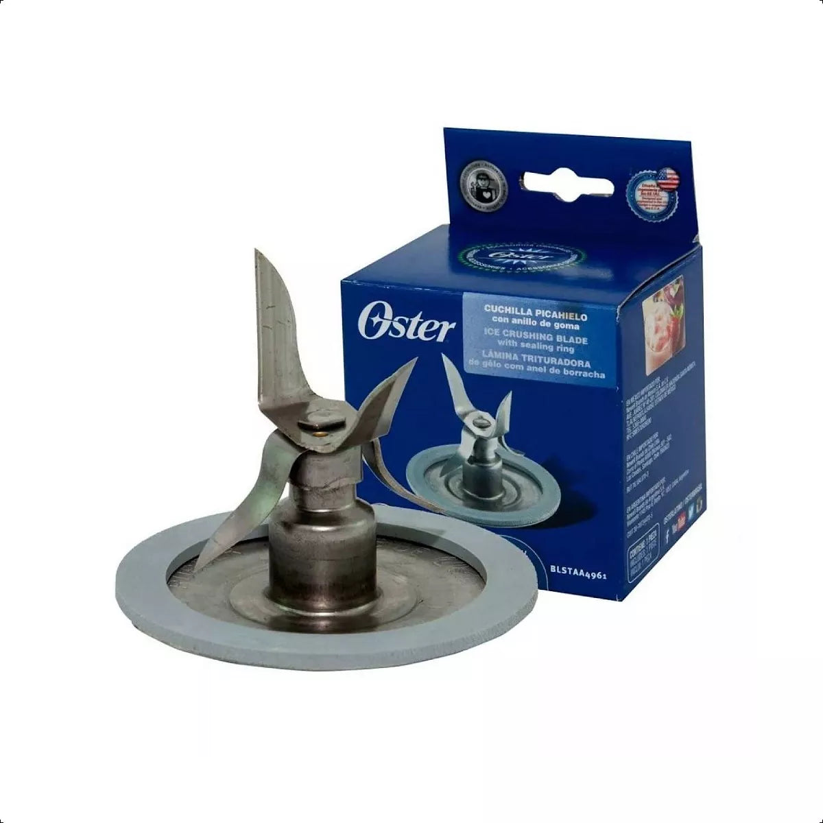 Cuchilla Oster Para Licuadora Picahielo Blstaa4961 4 Aspas