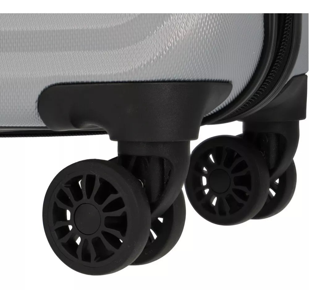 Maleta Saxoline Boden Plateado