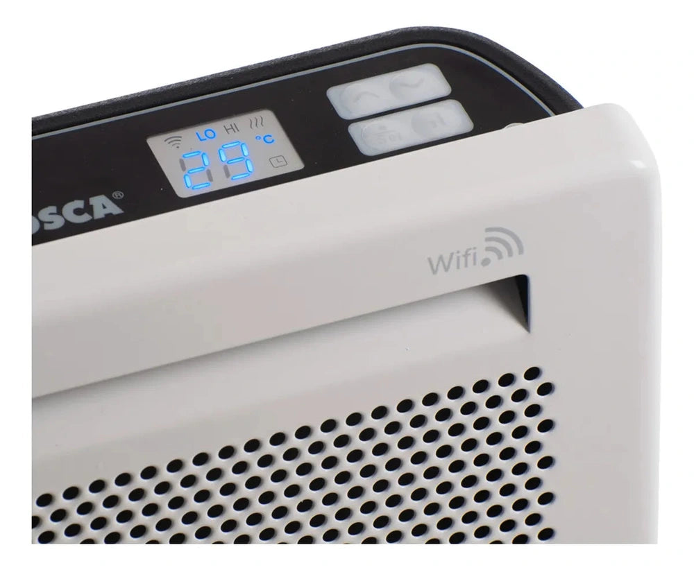 Calefactor Eléctrico Bosca Thelios Wifi 1500 Radiante Blanco
