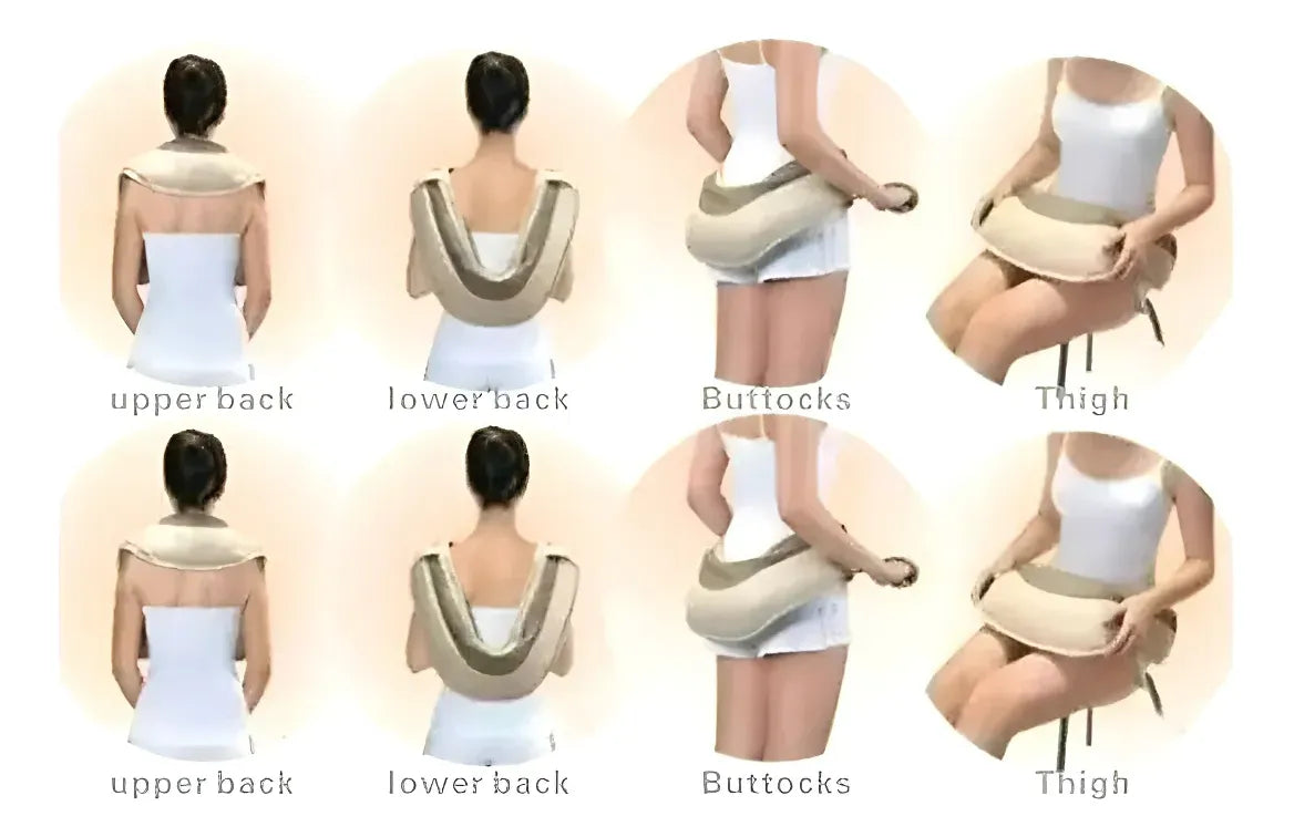 Masajeador Eléctrico Cervical Cuello Hombros Espalda Cuerpo Variados