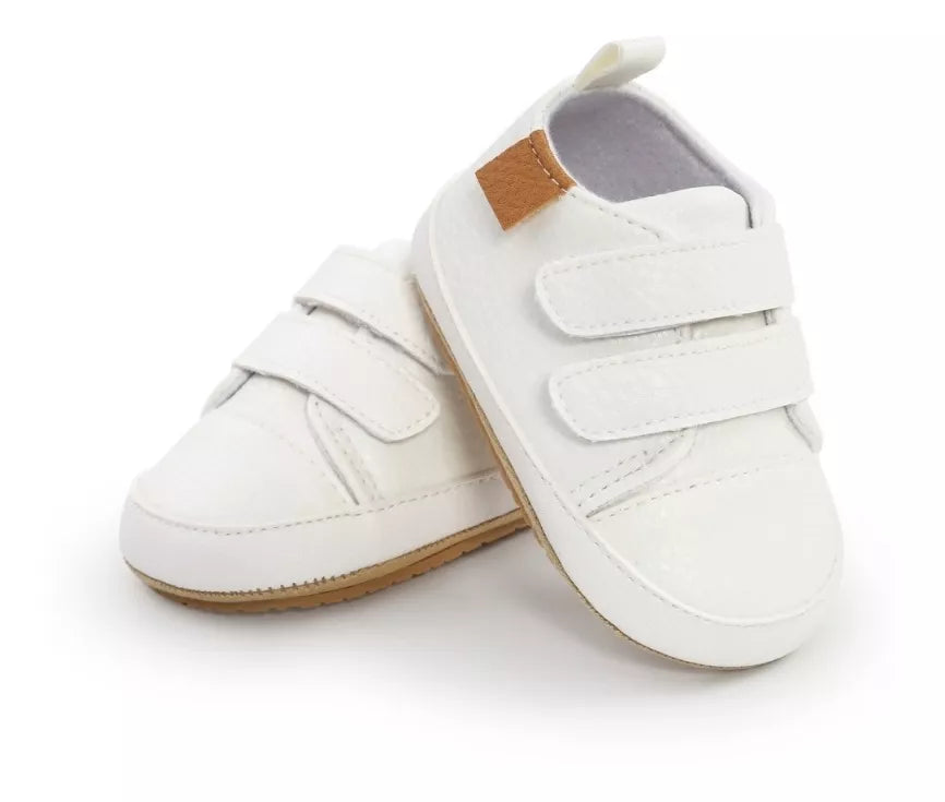 Zapatillas De Cuero Bebé Niño Niña
