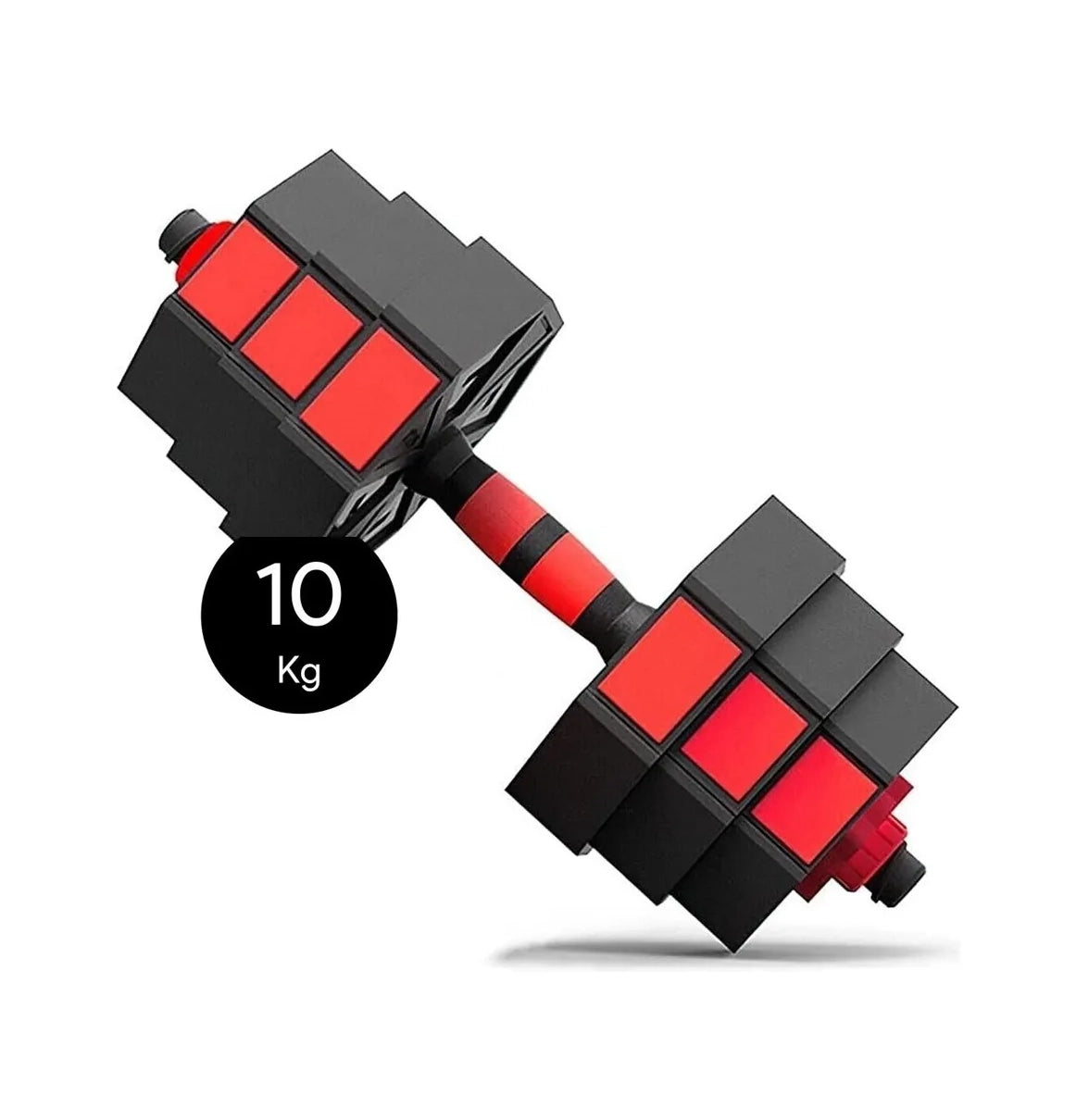 Mancuerna Ajustable Pesa De 10 Kg Unitaria Fitnics