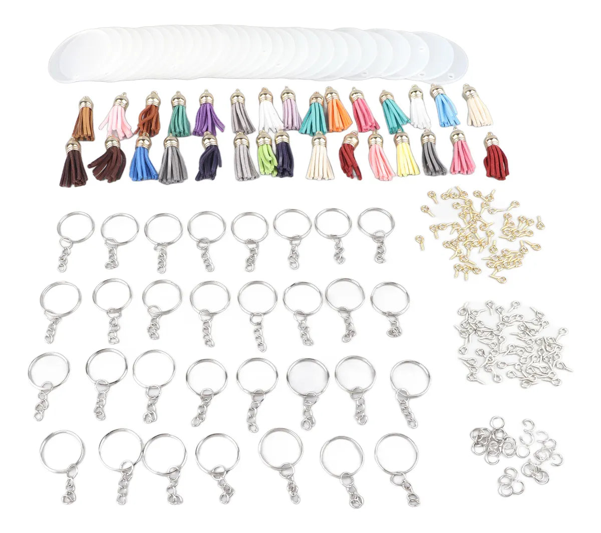 Kit De Llaveros Acrílico De 30 Uds.