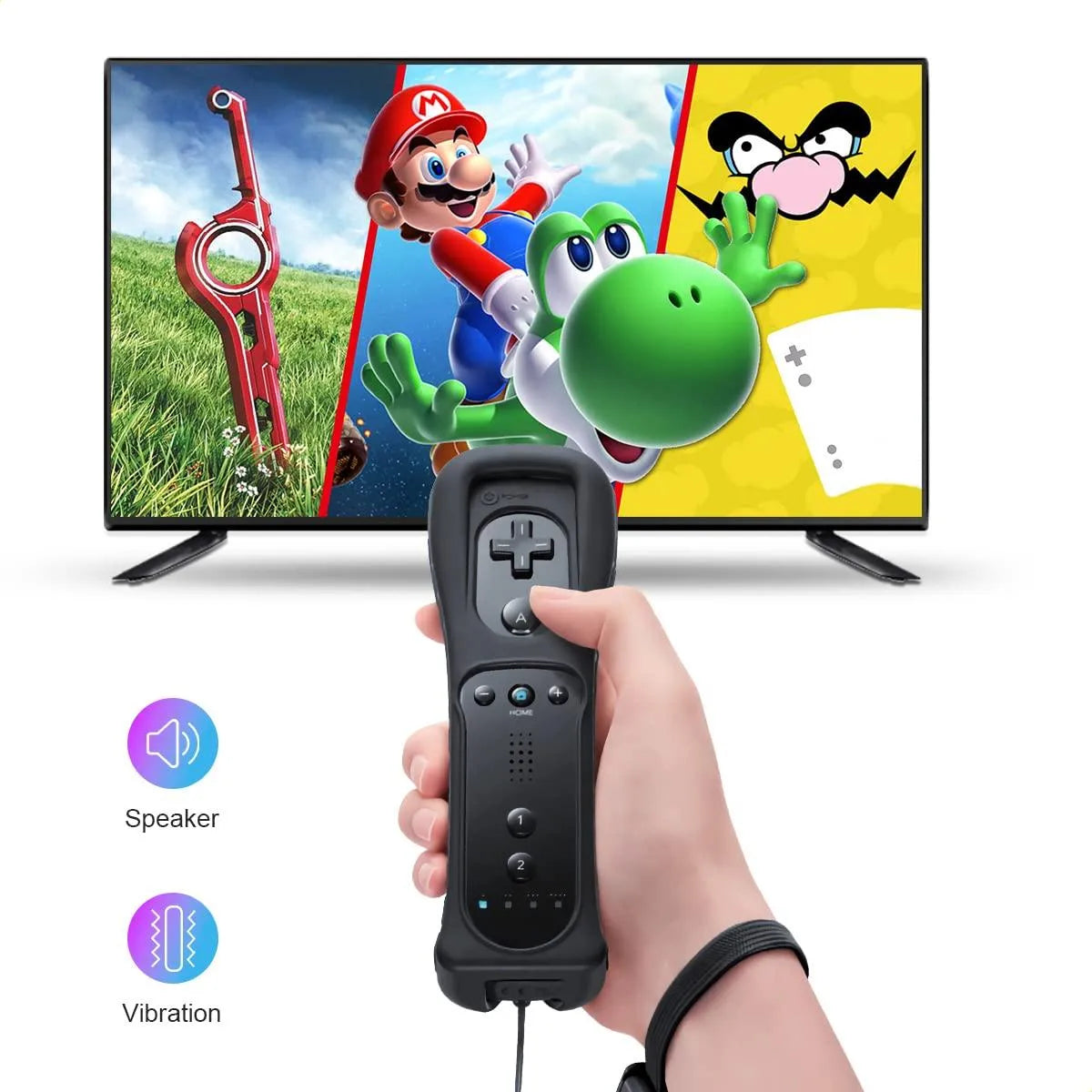 Controladores Bameca Compatibles con Wii/Wii U – Pack de 2