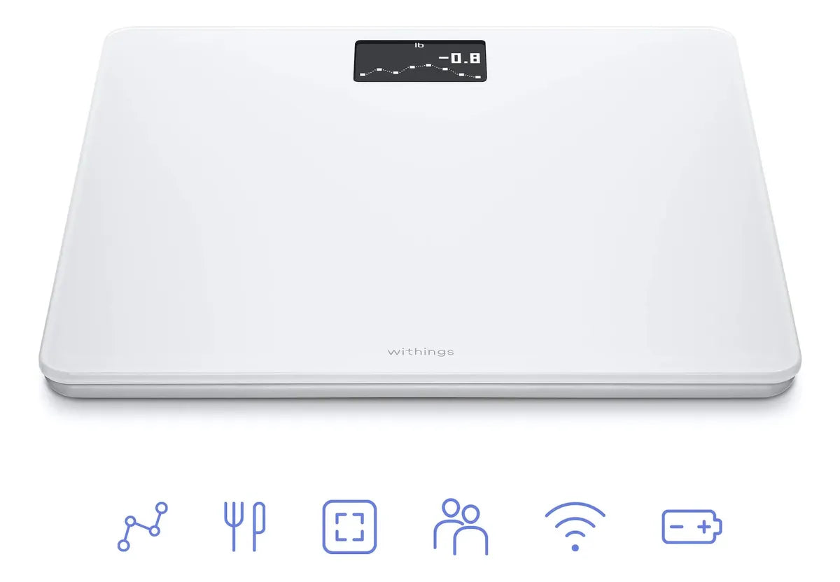 Báscula Inteligente Withings Body WBS06 | Wi-Fi + Bluetooth | Sincronización Automática | Open Box
