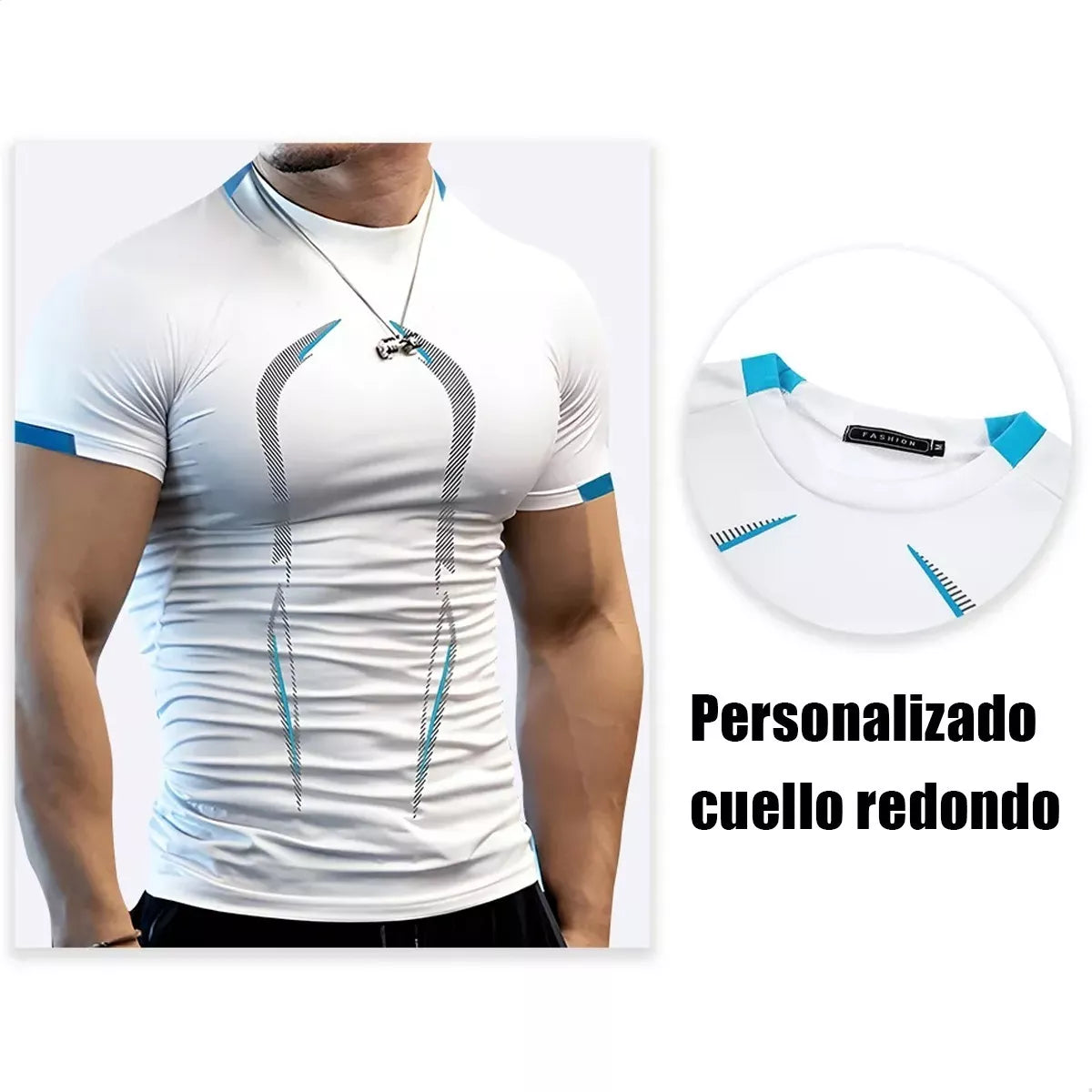 Camiseta Ajustada Ropa Deportiva Para Hombres Secado Rápido