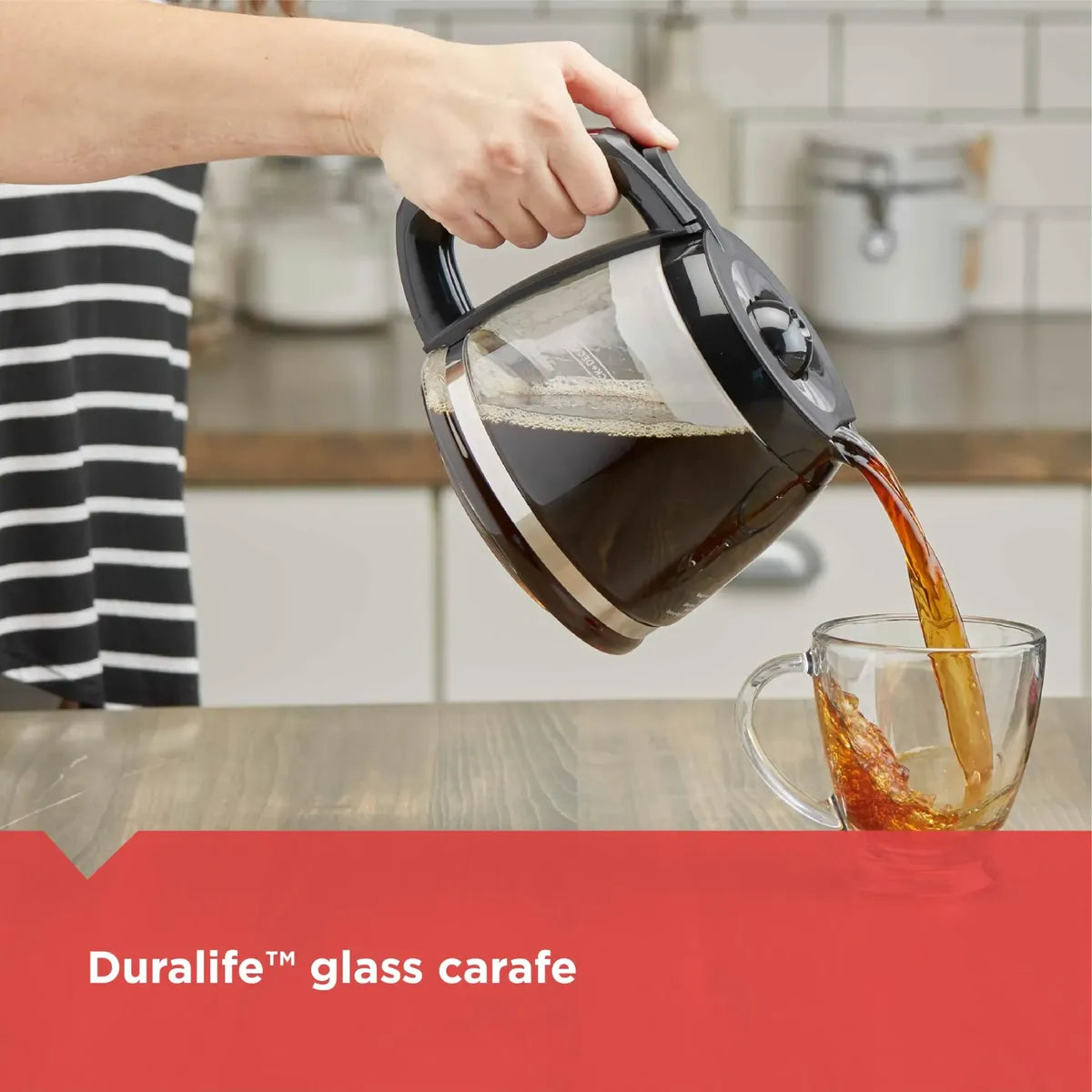 Cafetera Black+Decker DCM600B 5 Tazas | Jarra de Vidrio | 120V