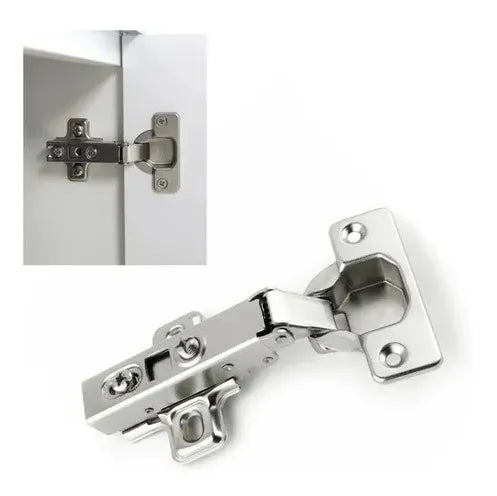 Set 10 bisagras rectas 35mm con tornillos decausse