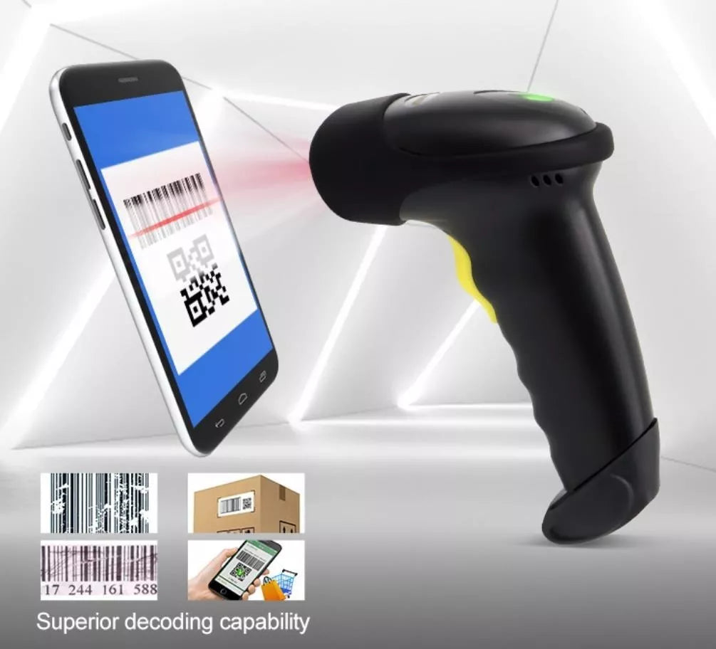 Lector Escaner De Código De Barras Inalámbrico