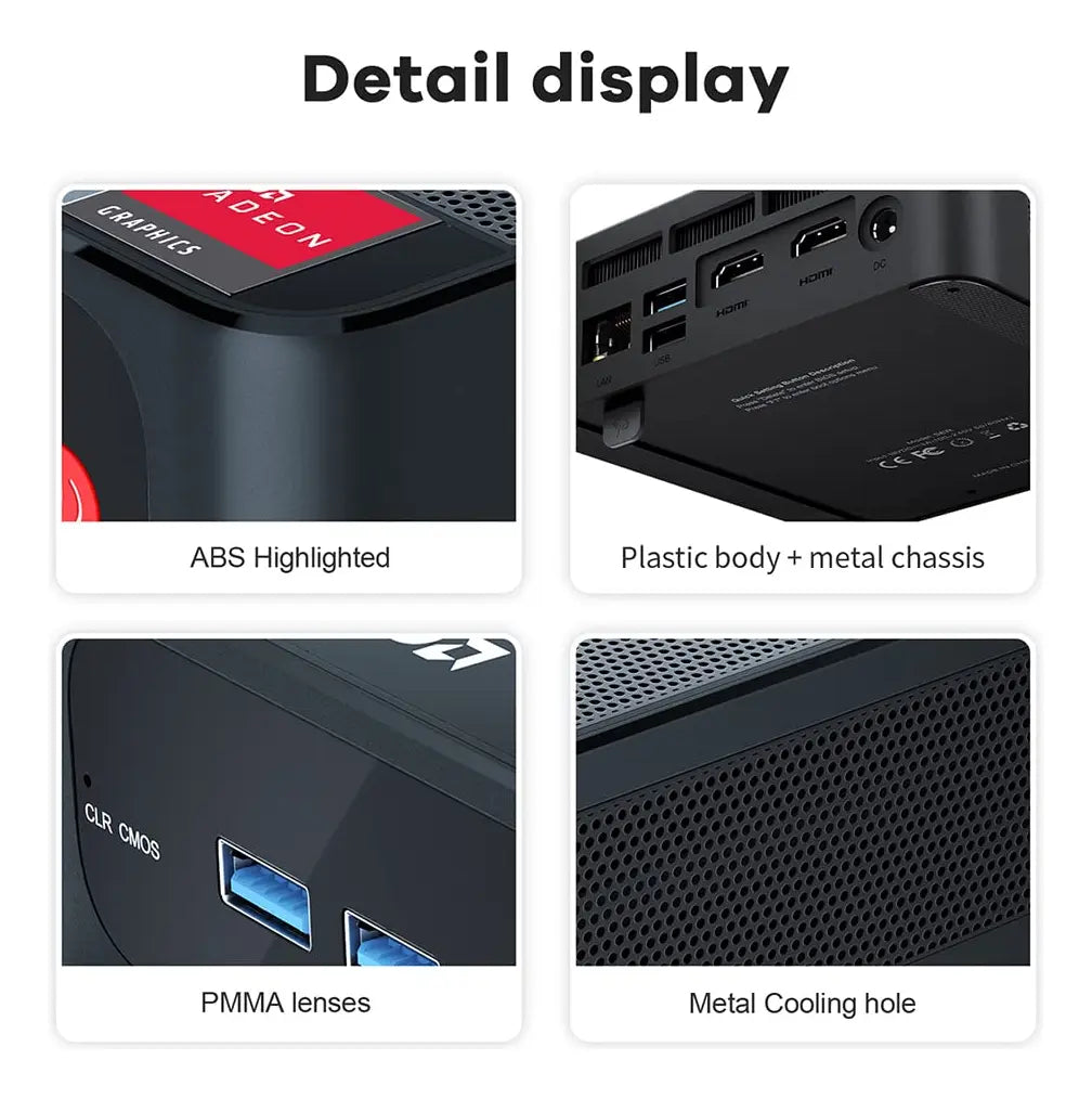 Mini PC Beelink SER5 AMD Ryzen 5 5560U – 16GB RAM 500GB SSD