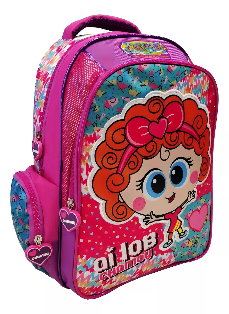 Mochila Distroller Chamoy Satin Color Rojo