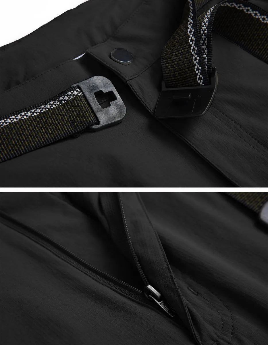 Pantalon Trekking Outdoor Hombres Desmontable Secado Rápido