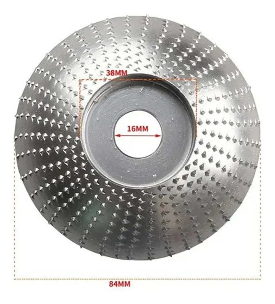 Disco Amoladora Angular Molienda Rueda Lijado Tallado 16mm
