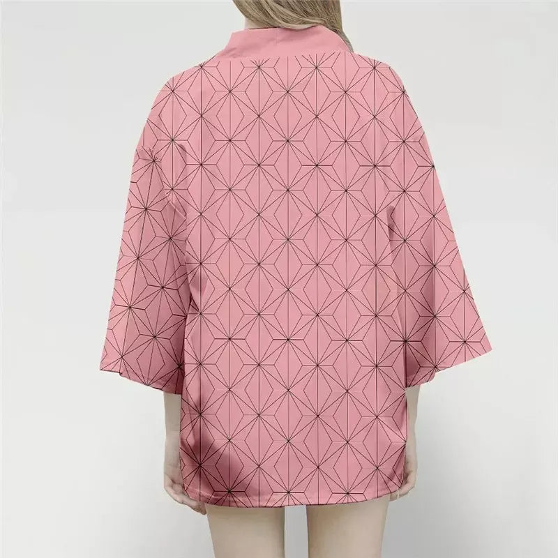Haori Nezuko Kimetsu No Yaiba / Demon Slayer Kimono Cosplay