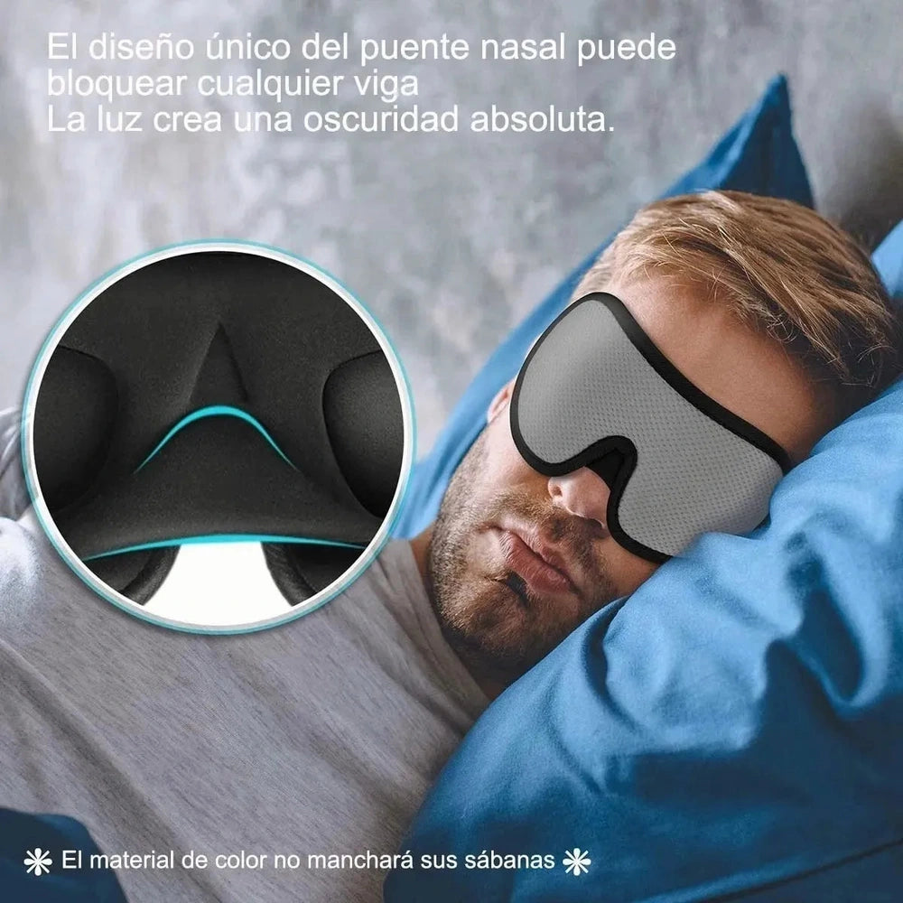Antifaz 3d Para Dormir Cubre Ojos Respirable Suavidad