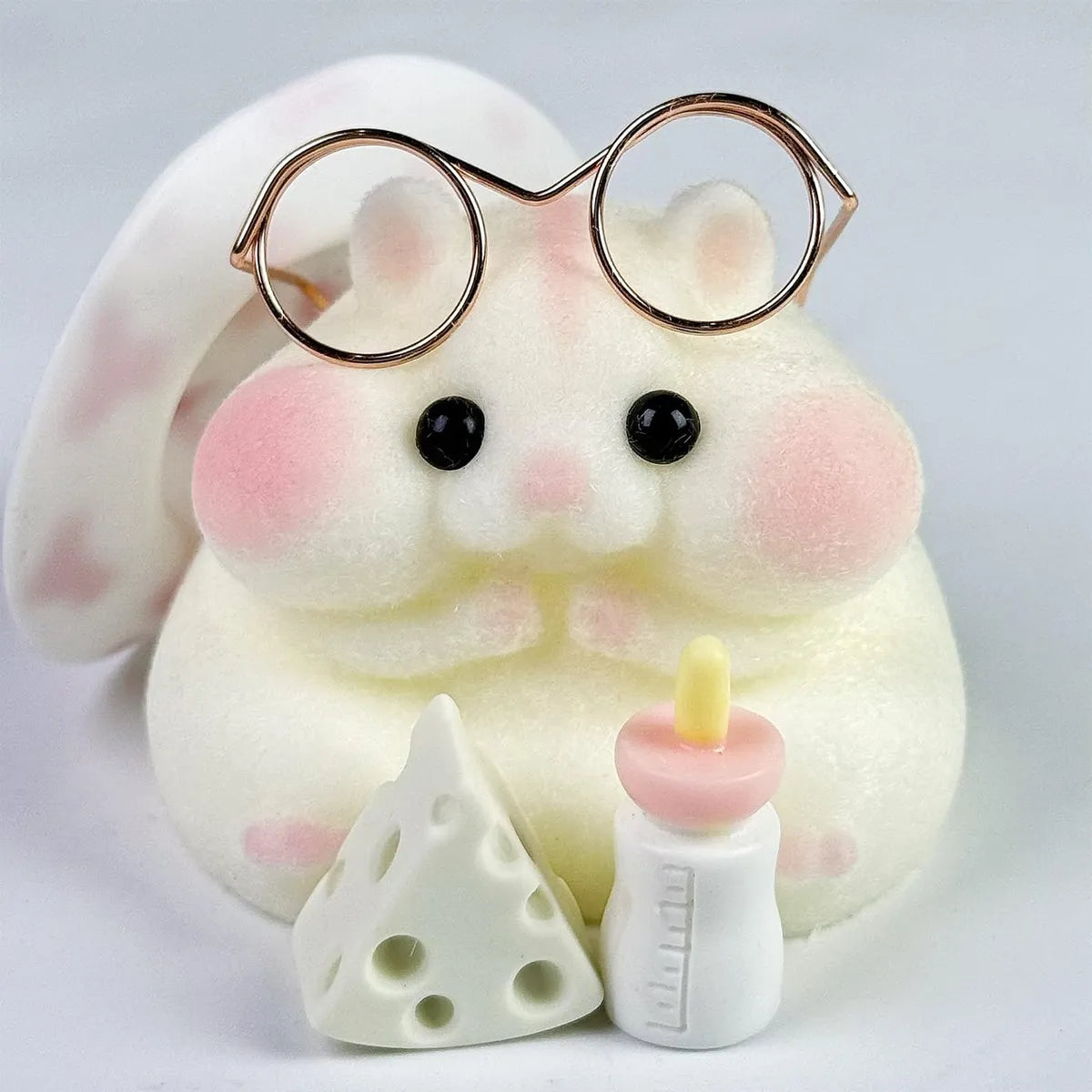 Squishy blando para hámster hecho a mano de silicona suave Taba para niños/adultos