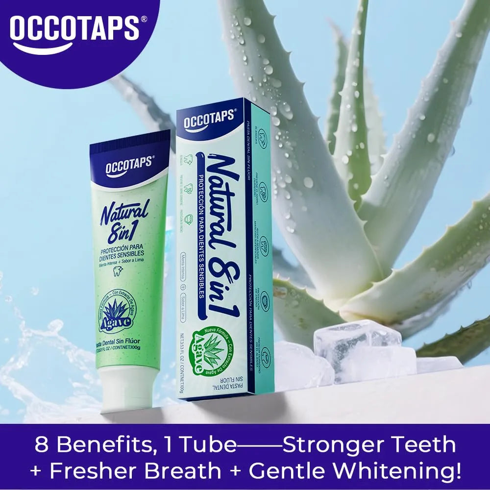 Pasta Dental Occotaps Con Agave Para Dientes Sensibles