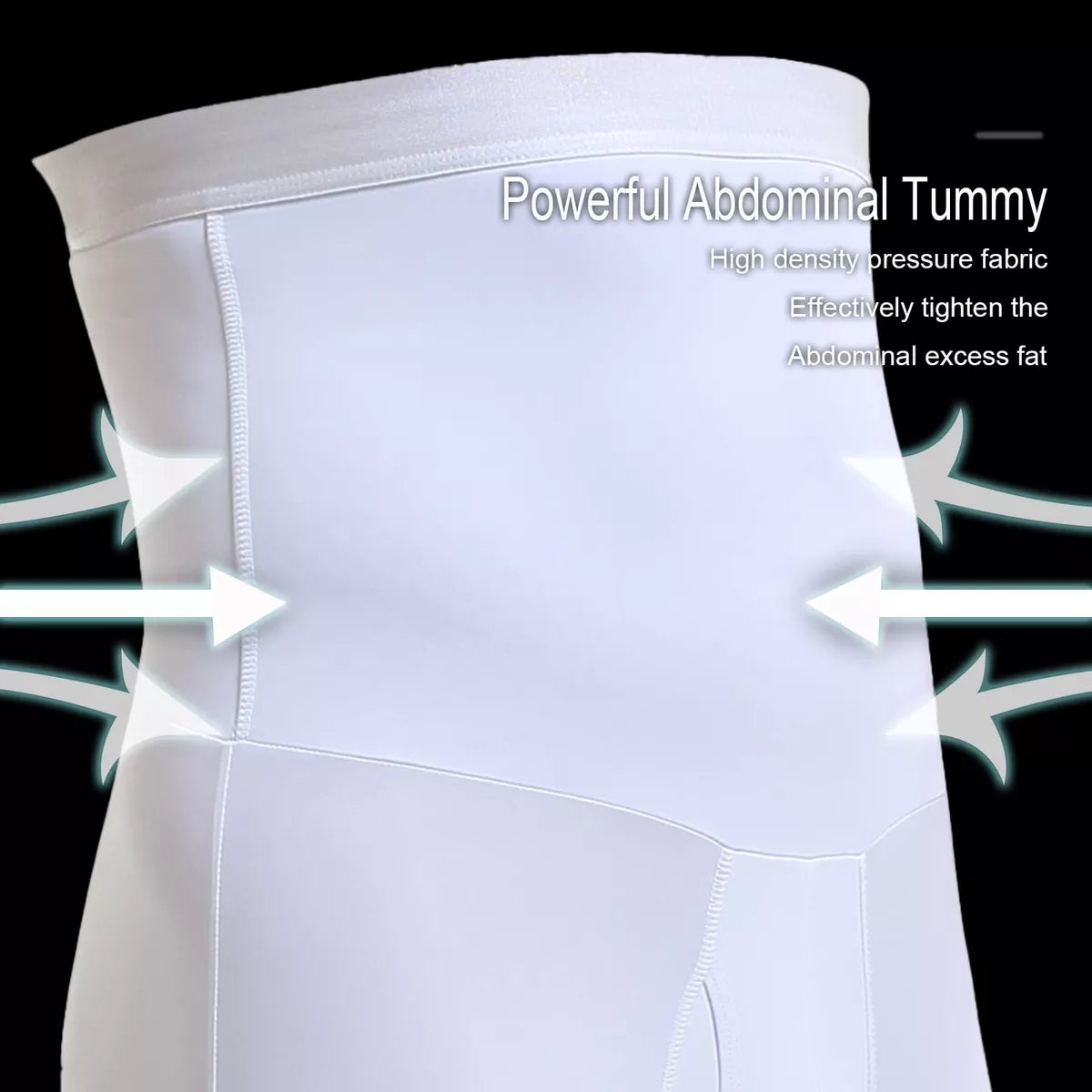 Faja Boxer Cintura Alta Reductora Abdomen Pierna Modeladora
