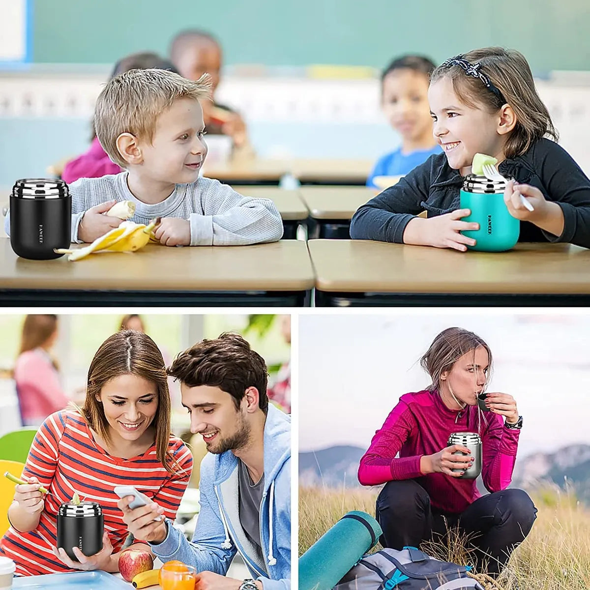 Recipiente Térmico Para Alimentos Haweek, 17 OZ