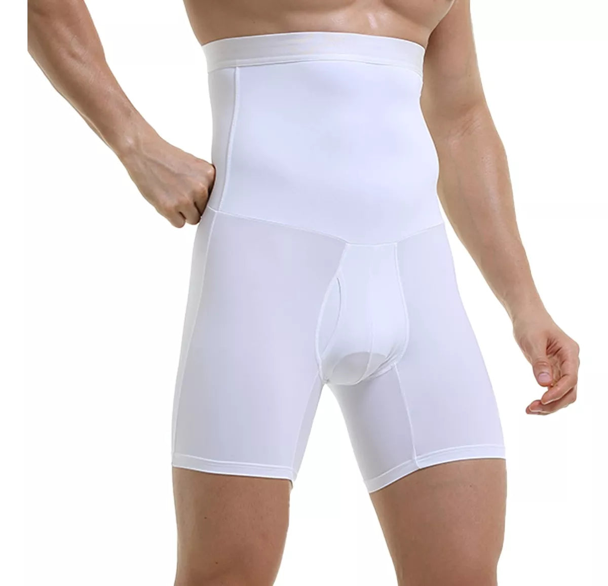 Faja Boxer Cintura Alta Reductora Abdomen Pierna Modeladora