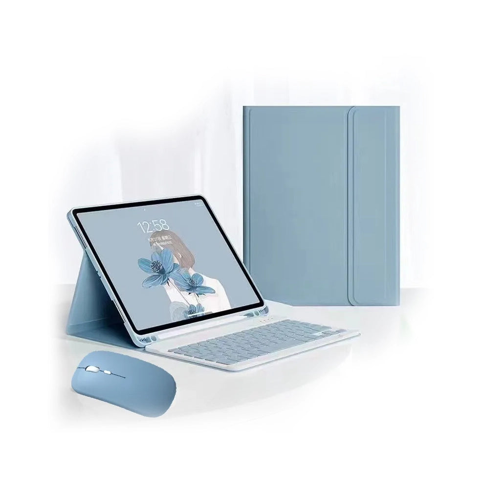 Funda, Teclado Y Ratn Para Samsung Tab S6 Lite 10.4 Sm-p614