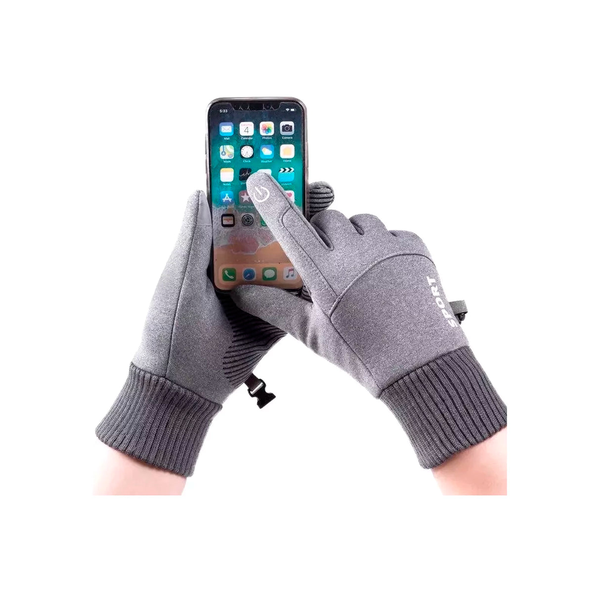 Guantes Térmicos Cálidos De Invierno, Otoño, Dedo Completo