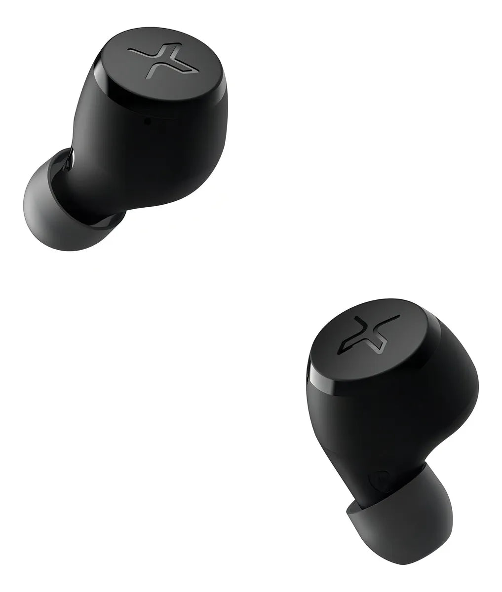 Auriculares in-ear gamer inalámbricos Edifier X3 negro con luz LED