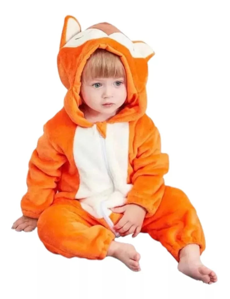 Pijama Y Disfraz Enterito Polar Bebés Animalitos