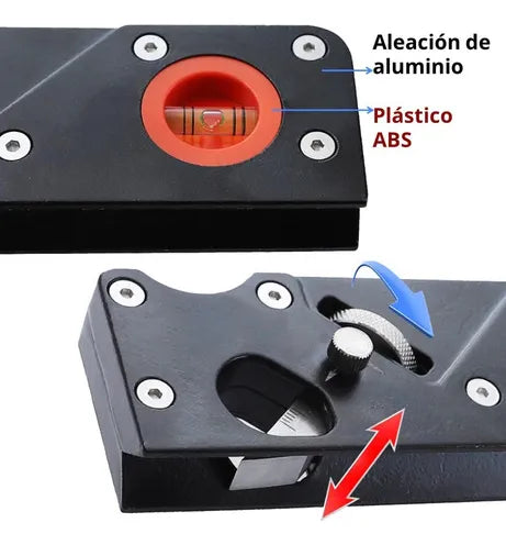 Cepillo Biselado Corte Borde Madera Carpintería +7 Hoja /uss