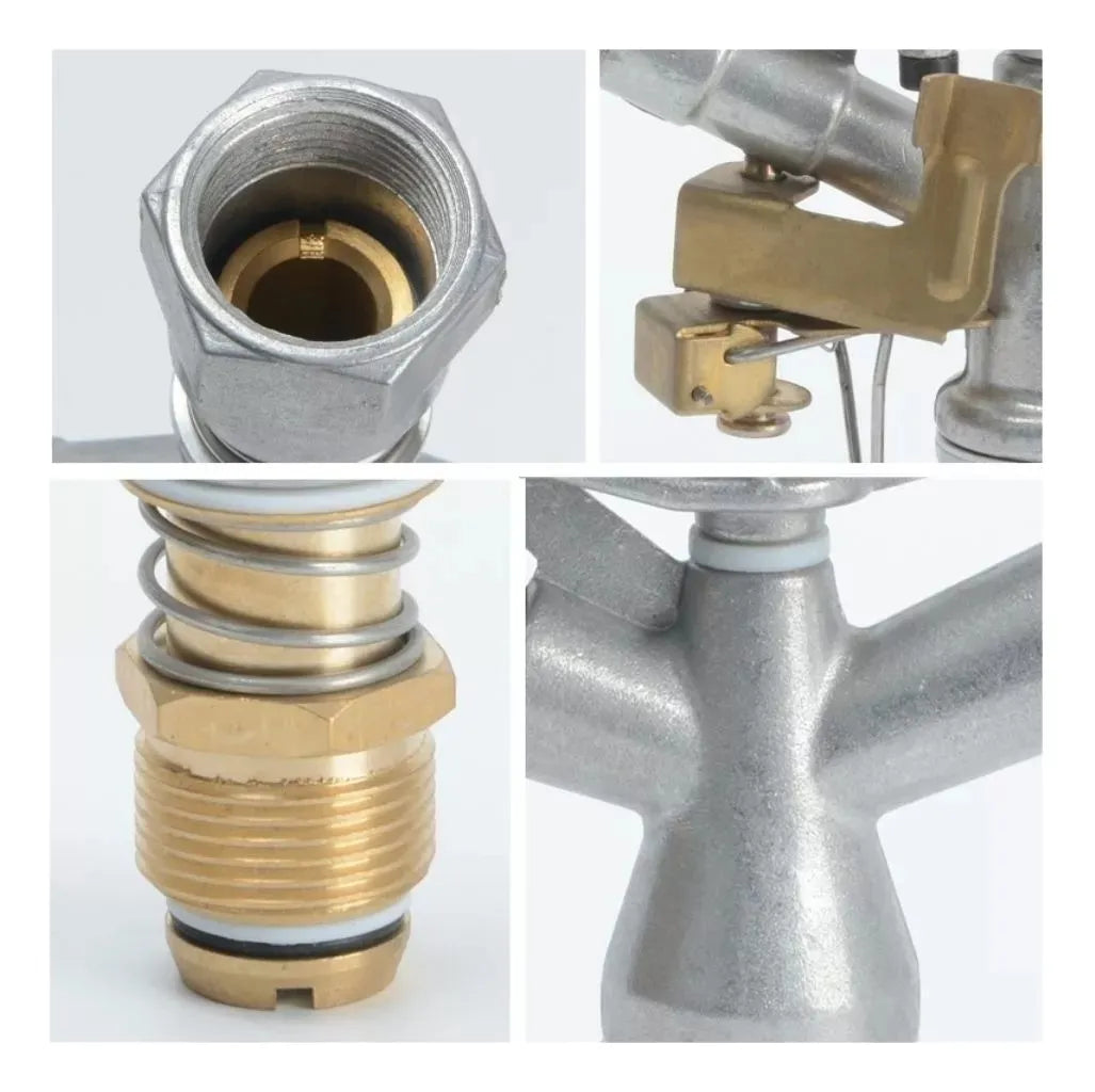 Aspersor Riego Agrícola 1pulgadas Rotación Automática 360°