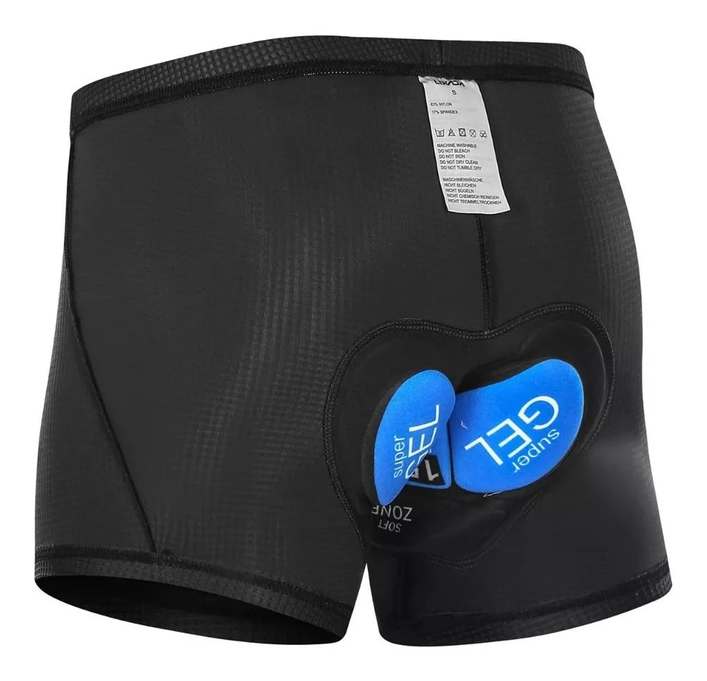 Calza De Ciclismo Gel, Short Ropa Interior Acolchada