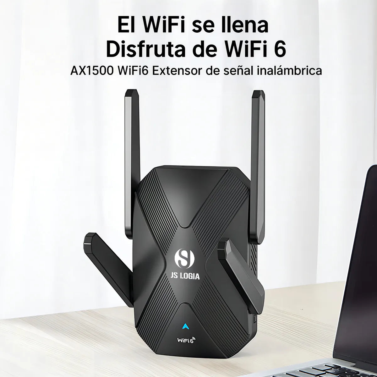 Repetidor Js Ax1500 Wifi 6 Dual Band 2.4g/5.8g 1500mbps