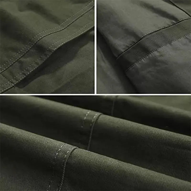 Chaqueta Militar Hombre Estilo Aviador de Algodón | Casual Outdoor |