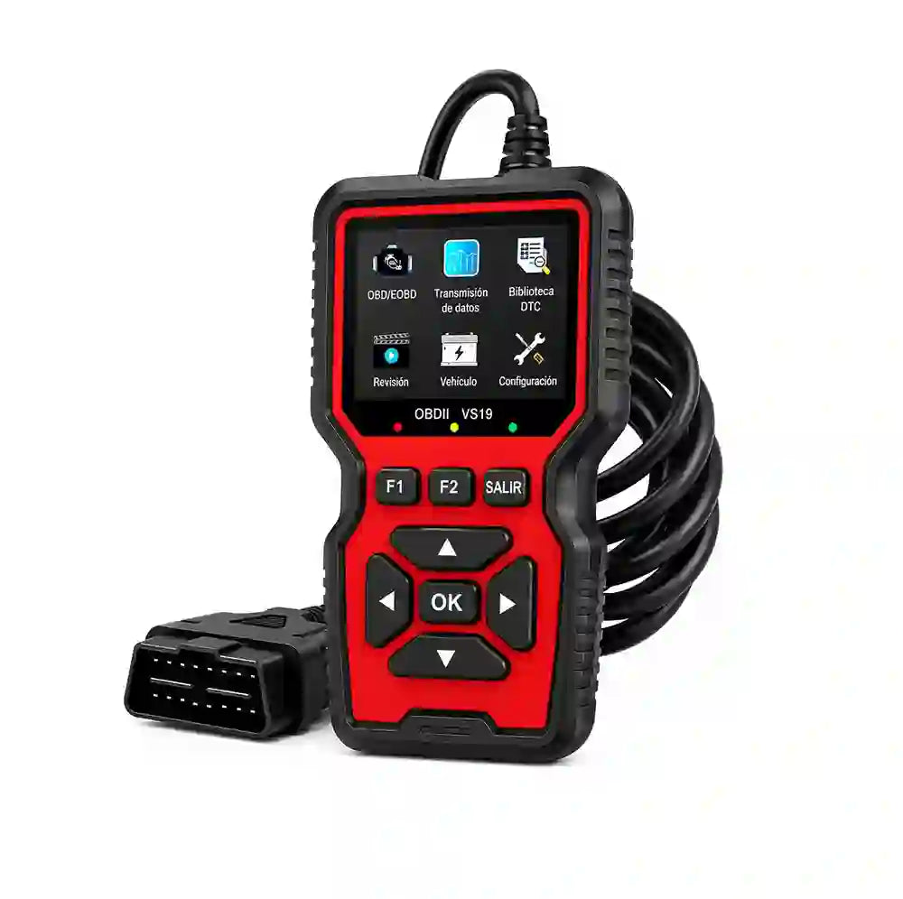Escáner Automotriz OBD2 V519 Multimarcas con Pantalla LCD