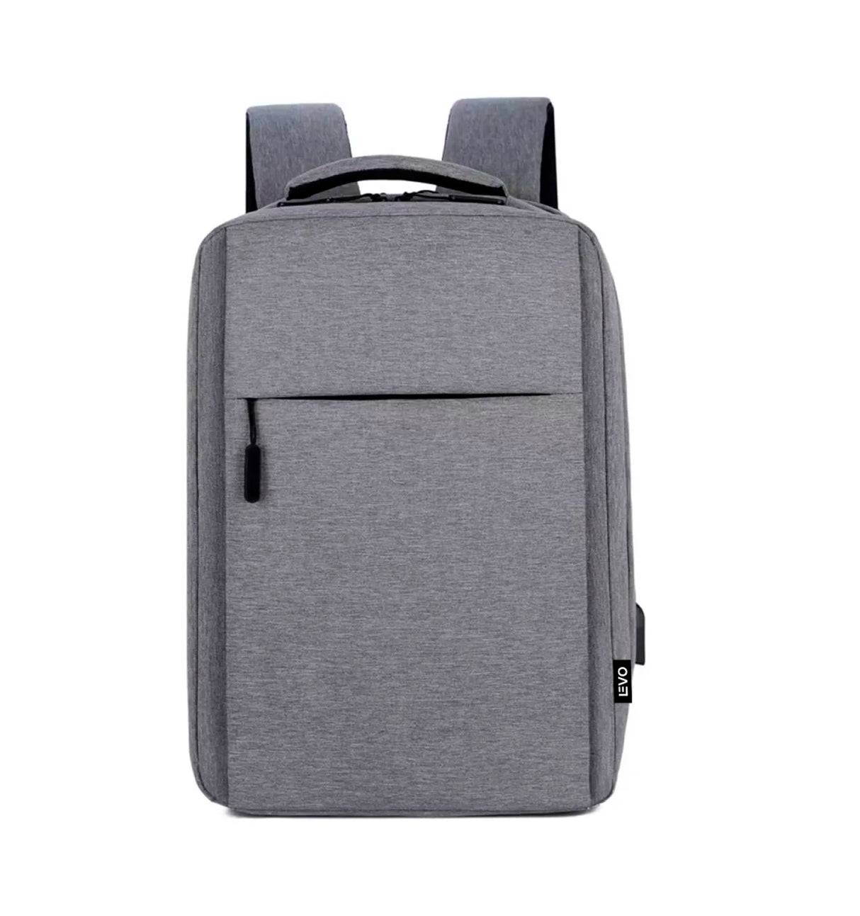 Mochila Para Notebook Con Puerto Usb 15 Gris Levo